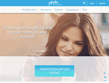 Tablet Screenshot of giftsitter.com